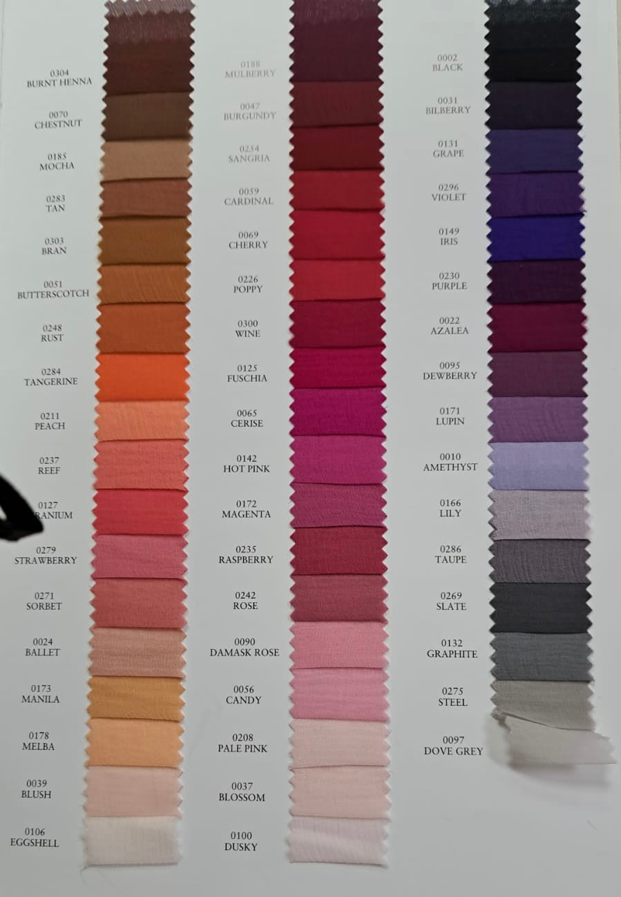 Handmade Chiffon Empire. Geranium and Reef colour. Triangle Pleat