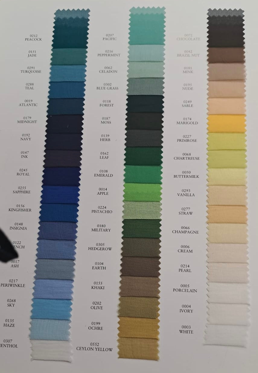 Handmade Chiffon Empire. Geranium and Reef colour. Triangle Pleat